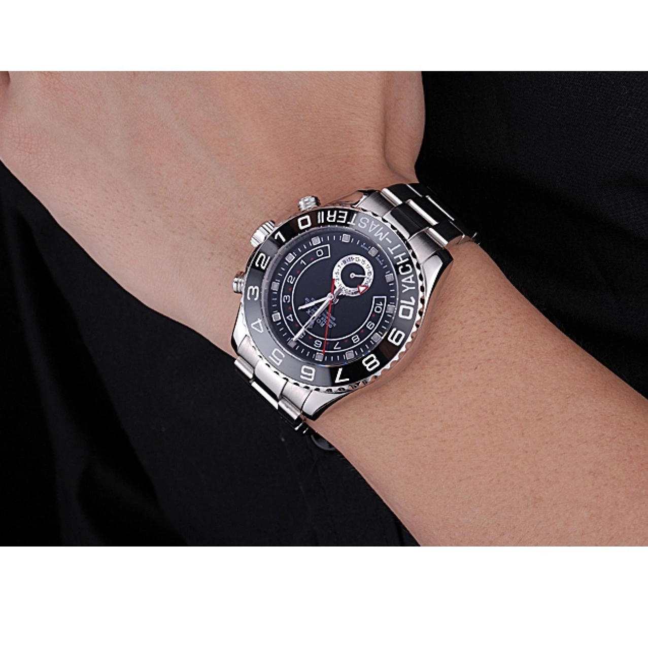 Rolex aaa copy Black 622541 - II Bracelet Rolex Steel Yacht Master Dial Stainless 0501